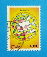 H2099- ITALIA - ITALY 1998 GIORNATA DELLA POSTE LIRE 4000 USATO