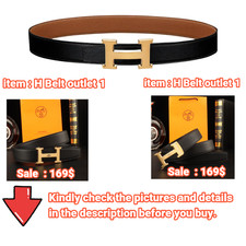 CINTURA HERMES H PELLE NERA