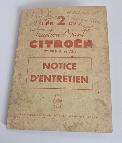 Ancien document papier - , carnet