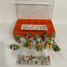 I Gagliardi Coccobulli completa kinder 1993 Con Cartina Coccodrilli Sorpresine