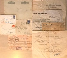 ITALIA REPUBBLICA - buste 1959 e documenti borsa