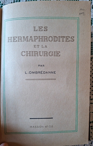 Ombredanne gli ermafroditi - gli, e