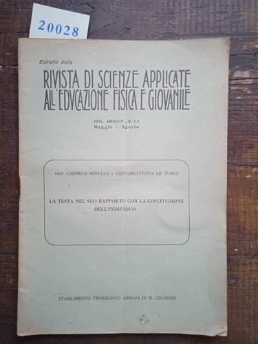 Rivista scienze applicate - scienze,