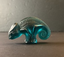 Lalique Turquoise Chameleon 1