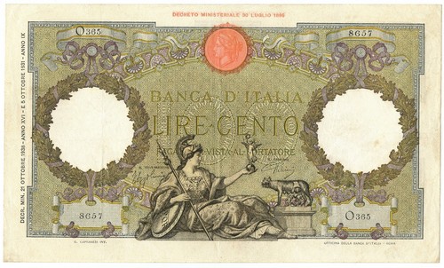 100 lire capranesi - 100,