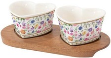 SET ANTIPASTI CON BASE LEGNO E