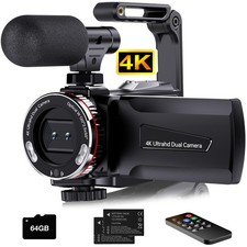 Hojocojo Videocamera 4K 64MP