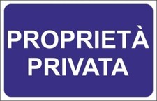 CARTELLO SEGNALETICO -