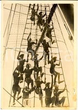 1936 MILANO Concorso arrampicata su scala di corda BALILLA *Fotografia