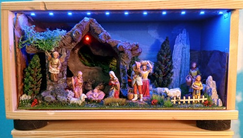 Presepe artigianale in - presepe, artigianale,