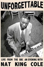 Poster Arredamento Bed And  Breakfast Concerto Jazz Nat King Cole Stampa 50x70Cm