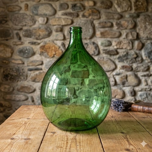 Damigiana vetro verde da - vetro,
