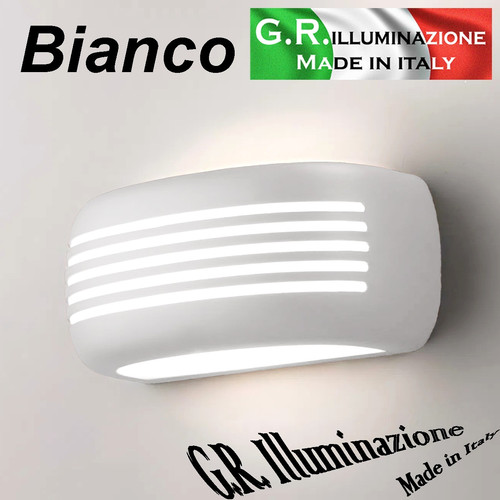 Applique moderna bianca luci - bianca,