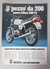 MOTOSPRINT979-PUBBLICITA'/ADVERTISING-1979-NUOVO GILERA 200 T4-1 FOGLIO-USATO