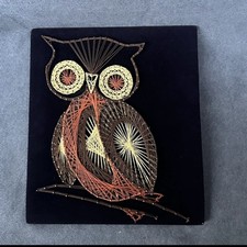 VINTAGE OWL Picture String Art