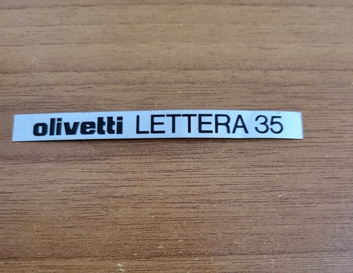 Targhetta originale olivetti - originale,