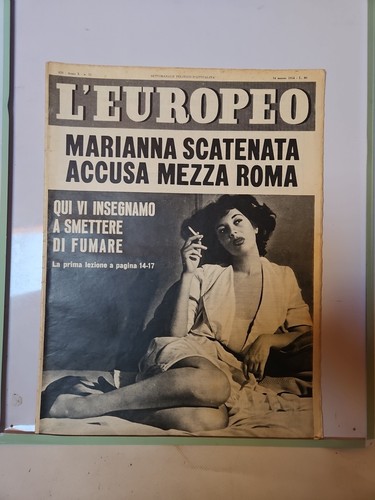 1954 europeo settimanale - l'europeo,