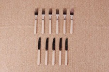 Servizio posate piccole dolce o bambino design anni ’70 stile nordico Danimarca