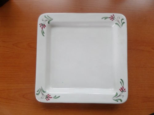 Piatto quadrato ceramica - piatto,