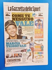 GAZZETTA DELLO SPORT 6 AGOSTO