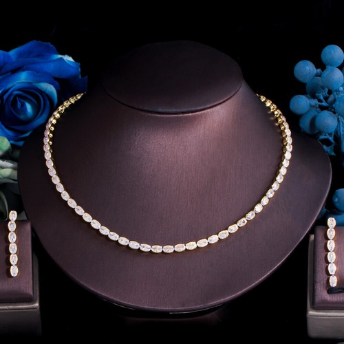 Collana orecchini tennis - collana,