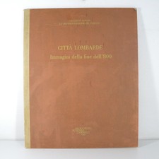 COLLEZIONE ALINARI FOTOGRAFIE IMMAGINI CITTà LOMBARDE FINE 1800 VINTAGE W231