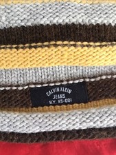 Sciarpa Lana a righe Unisex Calvin klein Jeans