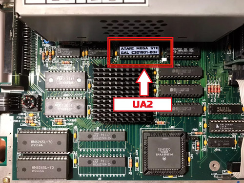 Atari mega ste gal - mega, disk