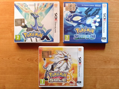 Lotto giochi pokémon - 3, x