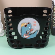 Cestino per cesti per bambini scooter addensato cestino per bici (nero) cestino