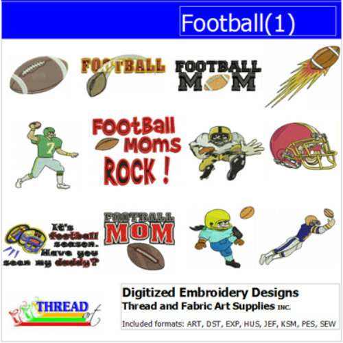 Set disegno ricamo calcio - disegno,