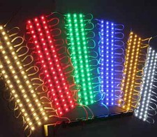 N3 MODULO ESTERNO 3 LED 2835 SMD INSEGNE TUNING CAMPER BIANCO 6000K AUTO MOTO