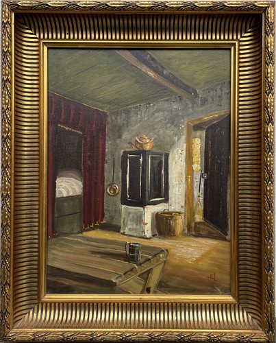 Quadro salone casa colonica - quadro,