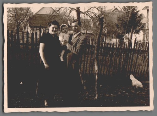 Foto famiglia con bambino