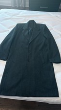Men's Gray 82% Wool Overcoat