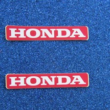 Coppia Adesivi  HONDA Bianco