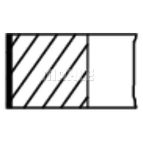 Kit anelli pistone - , mahle