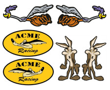 6 adesivi Road Runner cult