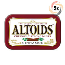 5x Lattine Altoids Aroma Cannella Menta | 72 Mentine Per Latta | Spedizione Veloce