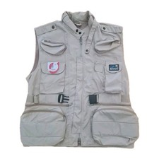 Gilet multitasche beige Fiorenza per Foto Caccia Pesca Lavoro OTTIMO STATO