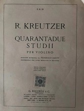 Spartito kreutzer 42 studii - spartito, r.