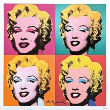 ANDY WARHOL - 4x Marilyn