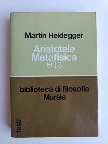 Martin heidegger aristotele - martin,