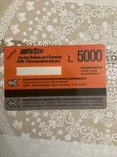 SCHEDA TELEFONICA SERIE URMET