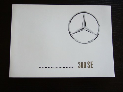 Mercedes depliant 300se - mercedes, /