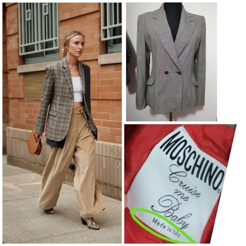 Blazer donna moschino nero - blazer,