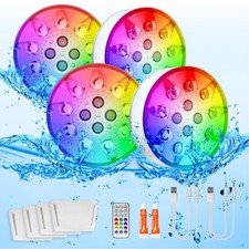 Luces de piscina recargables