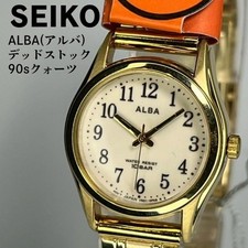 Orologio al quarzo SEIKO ALBA anni 90 quadrante numero intero cassa 25 mm...