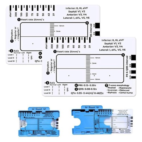 Righello ecg gradini da 2 - righello,