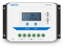 Regolatore di carica PWM 60A 12V 24V 36V 4/8V USB fotovoltaico VS6048AU